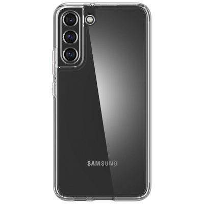 Afbeelding van Samsung Galaxy S22 Hoesje Kunststof Spigen Hardcase/Backcover Transparant Telefoonhoesje Shockproof/Valbescherming