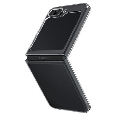 Afbeelding van Samsung Galaxy Z Flip 5 Hoesje Kunststof Spigen Hardcase/Backcover Transparant Telefoonhoesje