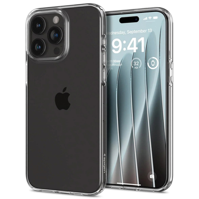 Afbeelding van Spigen Liquid Crystal TPU Back Cover Transparant Apple iPhone 15 Pro Max