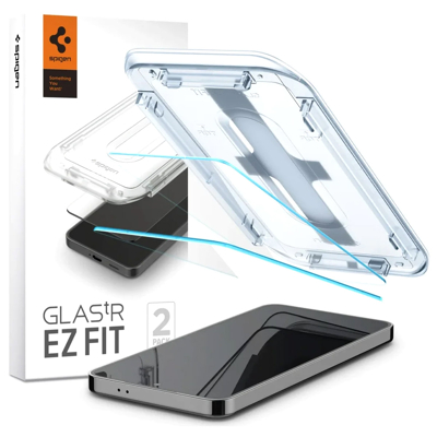 Afbeelding van 2 Pack Screenprotectors Samsung Galaxy S24 Plus: Spigen GLAStR Fit Duo + Applicator