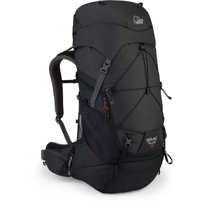 Afbeelding van Lowe Alpine Sirac Plus 65L ML Backpack Ebony Zwart Backpacks