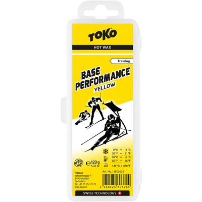 Kuva TOKO Base Performance Yellow wax 120g Ski and snowboard