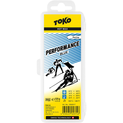 Kuva TOKO Performance Blue wax 120g Ski and snowboard