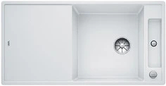 Afbeelding van Blanco Axia III XL 6 S spoelbak met spoeltafel in wit glazen snijplank 523514