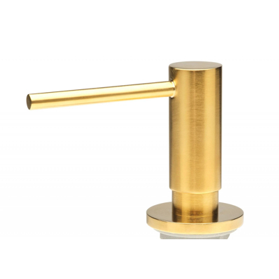 Afbeelding van Reginox inbouw zeepdispenser PVD Gold voor bladmontage navulbaar via bovenkant 1208953367