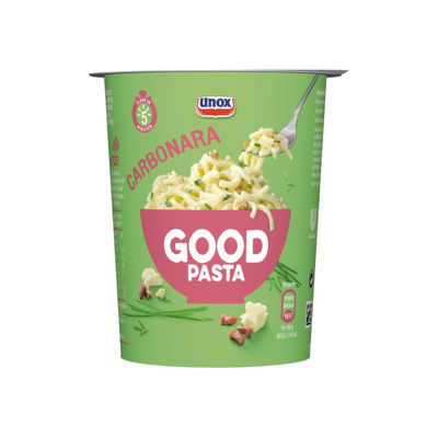 Afbeelding van Good Pasta Unox spaghetti carbonara cup
