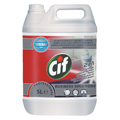 Afbeelding van Sanitairreiniger Cif Professional 2 in 1 5 liter