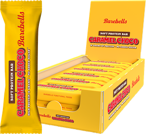 Afbeelding van Barebells Barebell Soft Protein Bars 12repen Caramel Choco