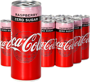 Afbeelding van Coca Cola Zero Raspberry (12 x 250 ml)