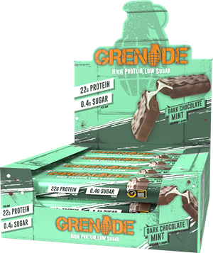 Afbeelding van Grenade Protein Bars 12repen Dark Chocolate Mint