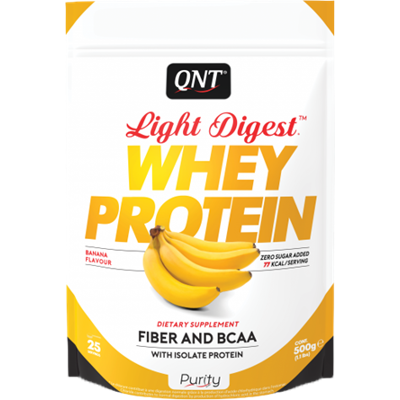 Afbeelding van Qnt Light Digest Whey Protein Banaan
