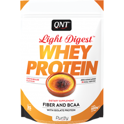 Afbeelding van QNT Light Digest Whey Protein Creme Brulee (500 gr)