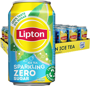 Afbeelding van Lipton Ice Tea Sparkling Zero (24 x 330 ml)