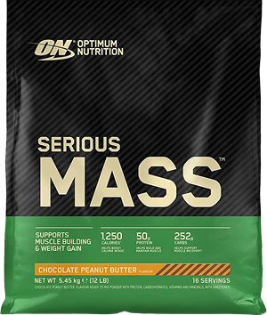 Afbeelding van Optimum Nutrition Serious Mass 5450gr Choco Peanut Butter