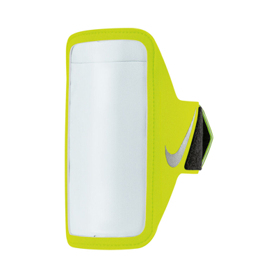 Abbildung von Nike Lean Plus Smartphone Laufarmband Grün, Silber