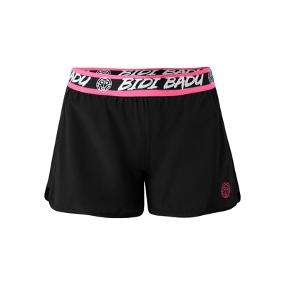 Abbildung von BIDI BADU Tiida Tech 2in1 Shorts Damen Schwarz, Pink, Größe XS