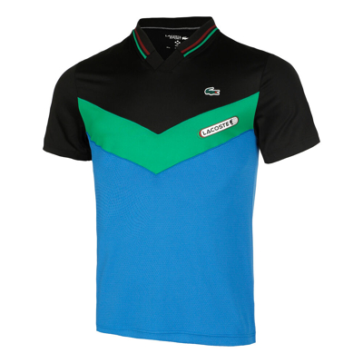 Abbildung von Lacoste Sport Tennis Tshirt print, Herren, Größe: XL, Noir bordeaux vert bleu miu