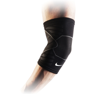 Abbildung von Nike Advantage Knitted Elbow Ellenbogenbandage Schwarz, Dunkelgrau, Größe XL