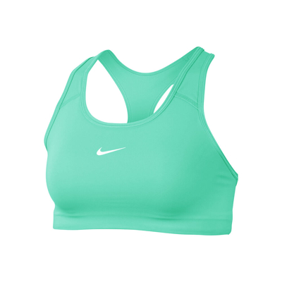 Abbildung von Nike Swoosh Medium Support Sport BH Damen Mint, Weiß, Größe XS