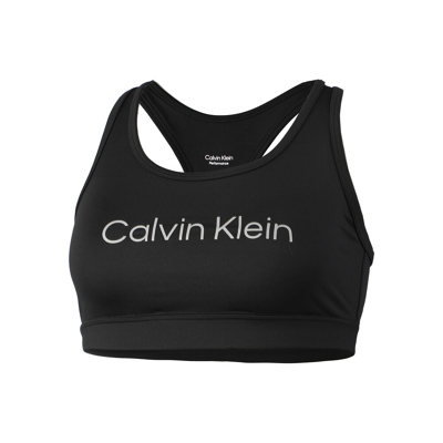 Abbildung von Calvin Klein Medium Support Sport BH Damen Blau, Größe XS