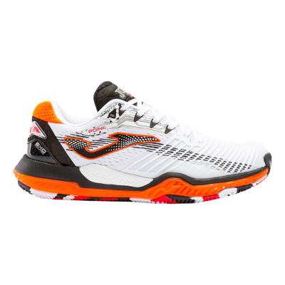 Abbildung von Joma Point Multicourt Tennisschuh, Herren, Größe: 40, White/black/orange Schuhe