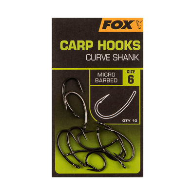 Afbeelding van Karper haken Carp Hooks Curve Short X10 Fox