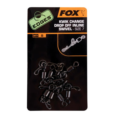 Afbeelding van Fox Edges Kwik Change Drop Off Inline Swivels Size 7