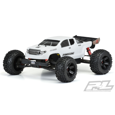 Afbeelding van Pre Cut Brute Bash Armor (White) Body for ARRMA Outcast &amp; Notorious