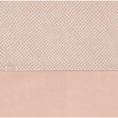 Afbeelding van Jollein laken slangenprint roze 120 cm x 150 Lakens &amp; Hoeslakens
