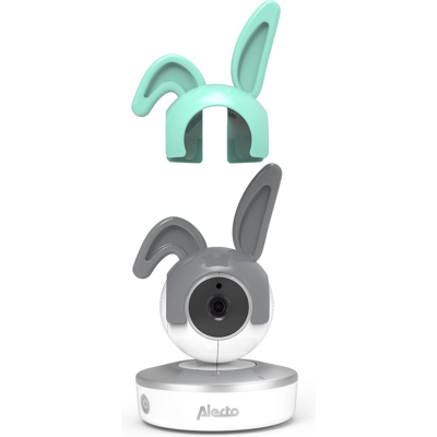 Afbeelding van Alecto DIVM EARS Cover konijnenoren voor SMARTBABY10 &amp; 850, grijs en groen Green Gray