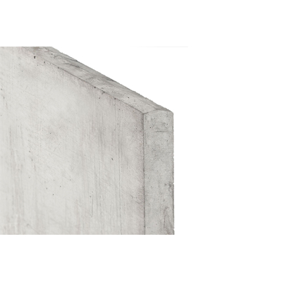 Afbeelding van Betonnen Onderplaat 3.5x25x180cm Wit/grijs 2 zijdig Glad Met Afwateringsdakje