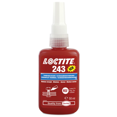 Afbeelding van Loctite 243 schroefdraadborging medium sterkte 50ml