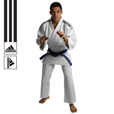 Afbeelding van Adidas Judopak J350 Club Wit/Zwart 130cm