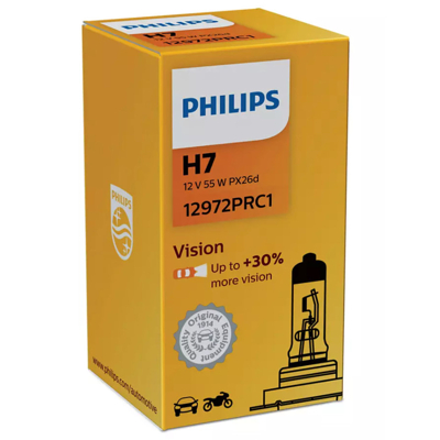 Afbeelding van Philips H7 Halogeen lamp 12V PX26d Vision