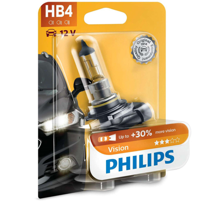 Afbeelding van Philips HB4 Vision 51W 12V 9006PRB1 Autolamp