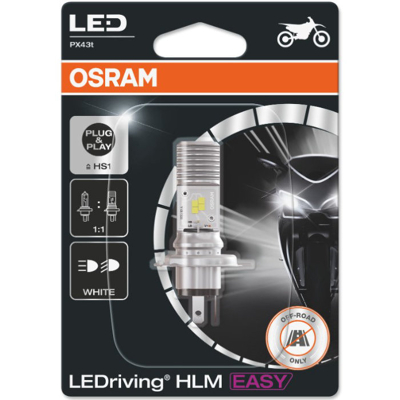 Afbeelding van Osram HS1 LEDriving HLM EASY 12V 6W/5W 6000K Motorkoplamp