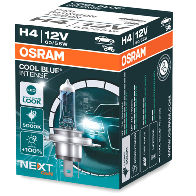 Afbeelding van Osram H4 12V 60/55W P43t Cool Blue Intense (NEXT GEN)