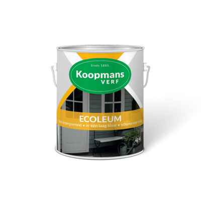 Afbeelding van Koopmans Ecoleum 1 ltr 239 zwart Buitengevel &amp; Tuin