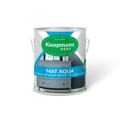 Afbeelding van Koopmans Mat Aqua Ready Mixed 0,75 ltr 374 zwart Huis &amp; Interieur