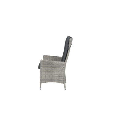 Afbeelding van Garden Impressions Cuba verstelbare fauteuil vintage willow / reflex black Majorr