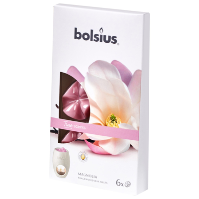 Afbeelding van Bolsius Waxmelts true scents magnolia 6 stuks