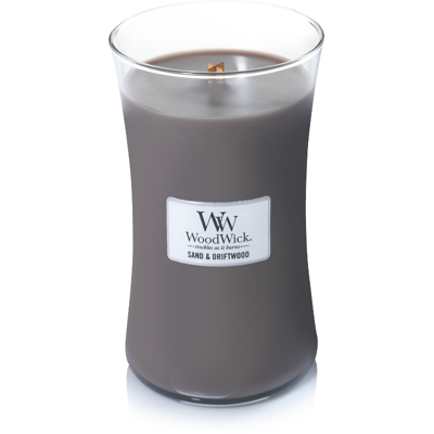 Afbeelding van WW Sand &amp; Driftwood Large Candle WoodWick