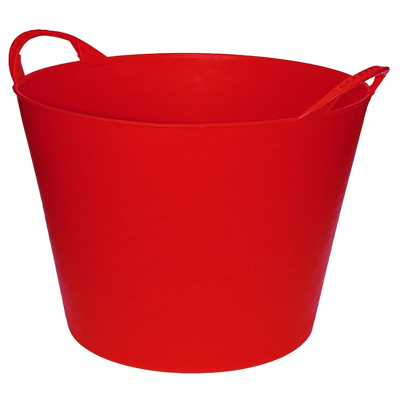 Afbeelding van Flexibele Tuinmand 42 liter rood
