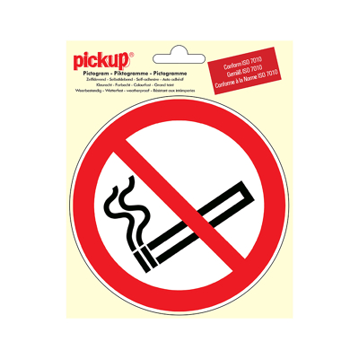 Afbeelding van Pictogram rond 15cm Verboden te roken Pickup
