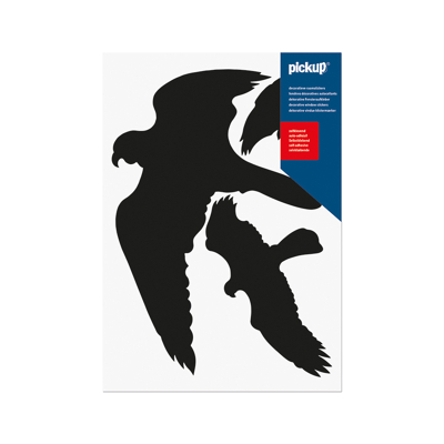 Afbeelding van Vogels zwart sticker Pickup