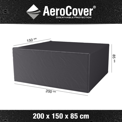 Afbeelding van Tuinsethoes AeroCover Anthracite (200 x 150 85 cm)