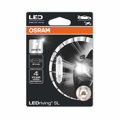 Afbeelding van Osram C5W LED Retrofit 41mm Wit 12V SV8.5 8