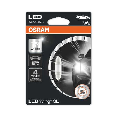 Afbeelding van Osram C5W LED Retrofit 36mm Wit 12V SV8.5 8