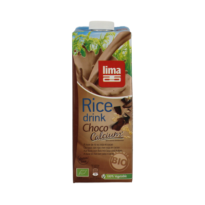 Afbeelding van Lima Rijstdrink Chocolade 1000 ml