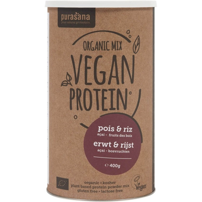 Afbeelding van Purasana Organic Vegan Protein Mix Acai
